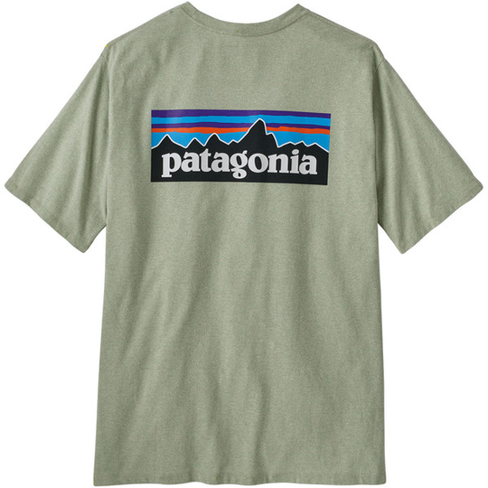 Patagonia M' S P-6 Logo Responsibili-tee - Salvia Green - Miehet - S - Partioaitta