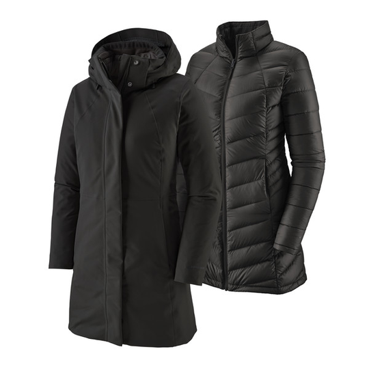 Patagonia W' S Tres 3-in-1 Parka - Black - Naiset - XS - Partioaitta