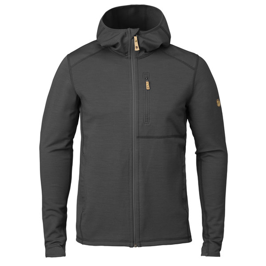 Fjällräven Keb Fleece Hoodie M - Dark Grey-black - Miehet - XL - Partioaitta
