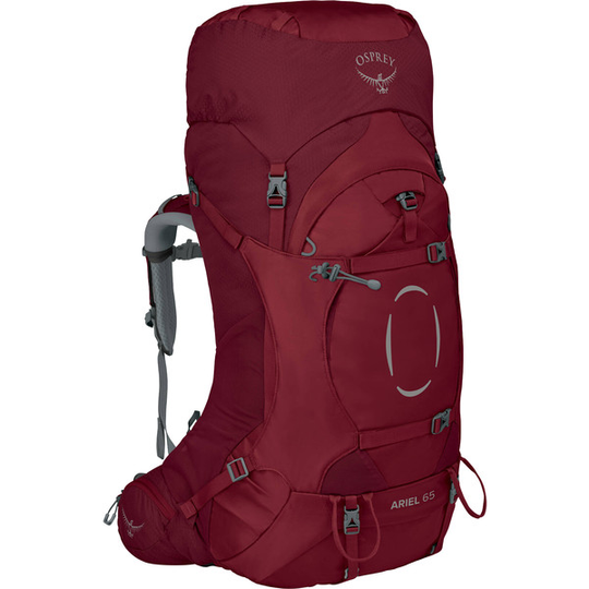 Osprey Ariel 65 - Claret Red - Naiset - XS/S - Partioaitta