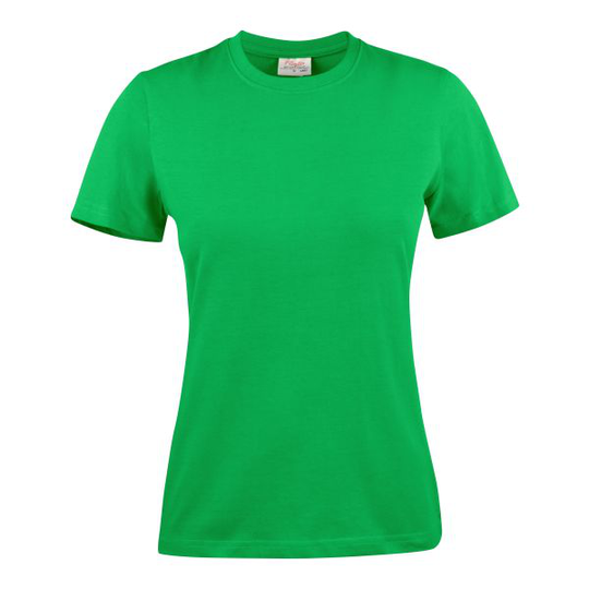 Printer Heavy T-shirt Lady T-paita Vihreä XS