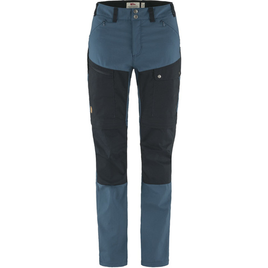 Fjällräven Abisko Midsummer Zip Off Trousers W - Indigo Blue-dark Navy - Naiset - 34 - Partioaitta