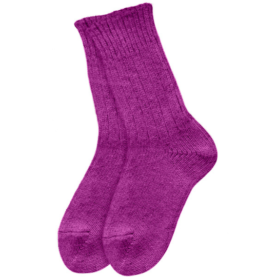 Helsingin villasukkatehdas Villasukka - Fuksia - Unisex - 37-39 - Partioaitta