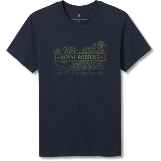 Royal Robbins Vintage Patch S/s - Naval - Miehet - L - Partioaitta