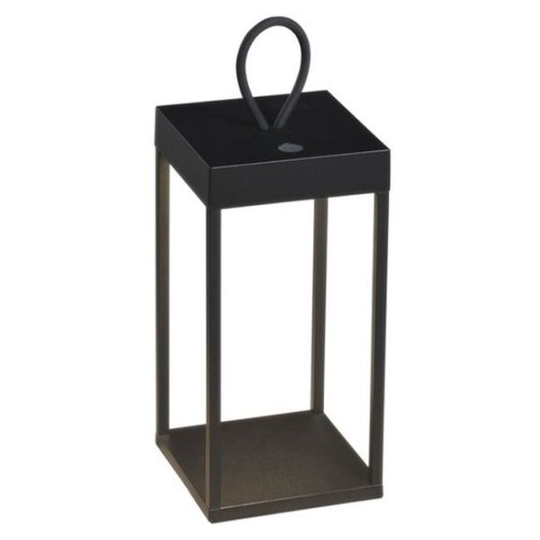 Konstsmide Ravello Lyhty USB, musta Korkeus: 30 cm