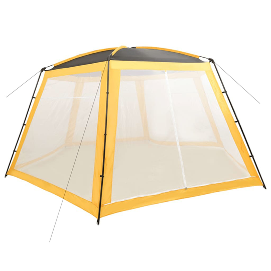 vidaXL Uima-altaan teltta kangas 660x580x250 cm kangas keltainen