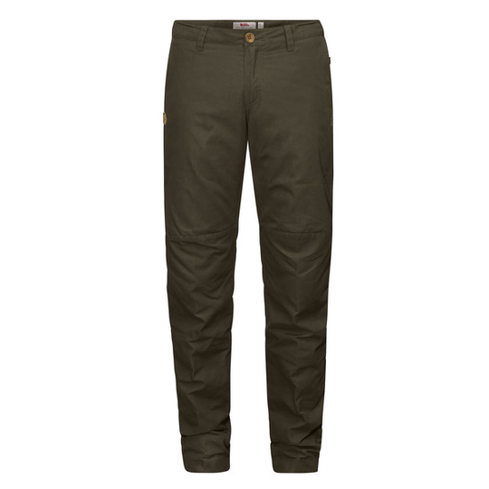 Fjällräven Sörmland Tapered Winter Trs W - Dark Olive - Naiset - 34 - Partioaitta