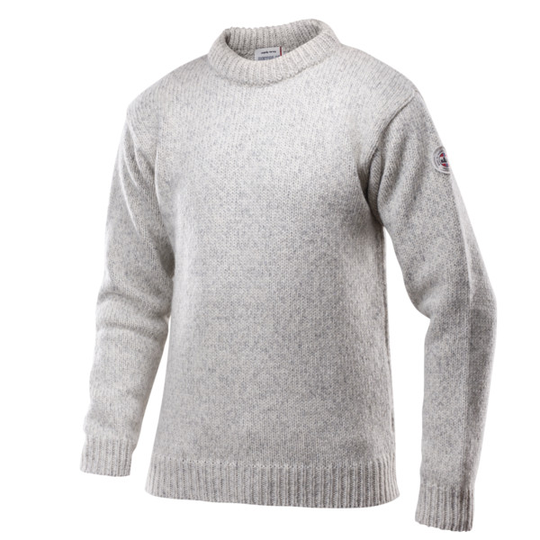 Devold Nansen Sweater Crew Neck - Grey Melange - Unisex - XXL - Partioaitta