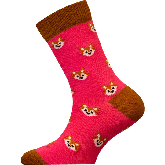 Sukkamestarit Merinovillasukat Kids - Kettu Pinkki - Unisex - 28-30 - Partioaitta