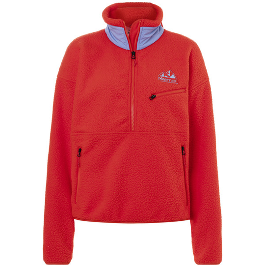 Marmot Wm' S ’94 E.c.o. Recycled Fleece - Victory Red/getaway Blue - Naiset - S - Partioaitta