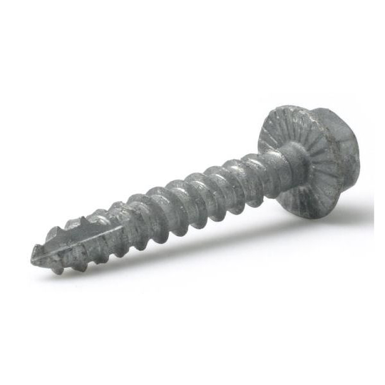 Arvid Nilsson 77012080 Kuusikulmainen puuruuvi T6SF CUT, 8.8 FZV 12x80 mm, 25 kpl/pakkaus
