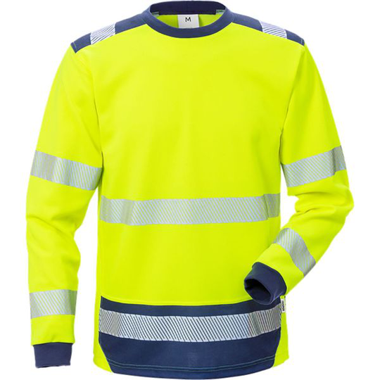 Fristads 7724 THV Neulepaita huomiokeltainen/laivastonsininen 2XL