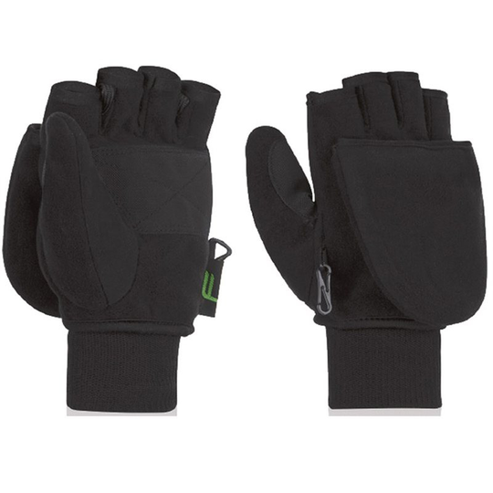 F musta fleece sormikas/hansikas