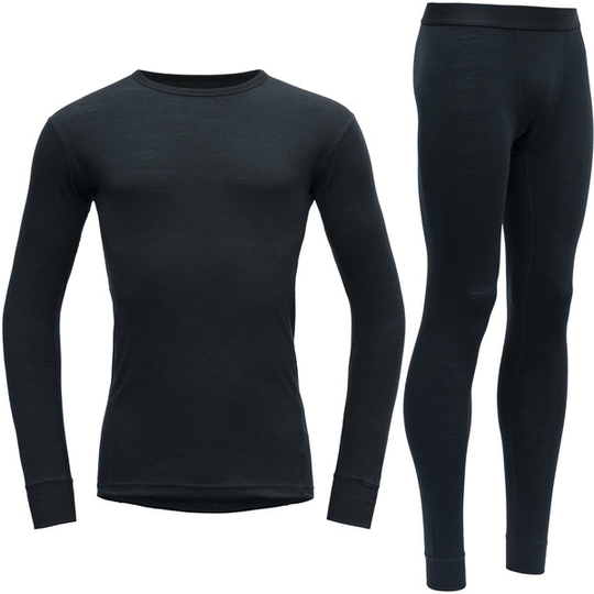 Devold Outdoor Wool Set Man - Ink - Miehet - S - Partioaitta