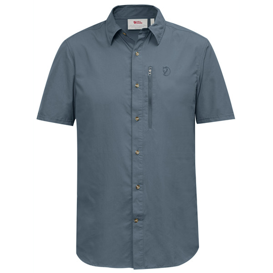 Fjällräven Abisko Hike Shirt Ss M - Dusk - Miehet - L - Partioaitta