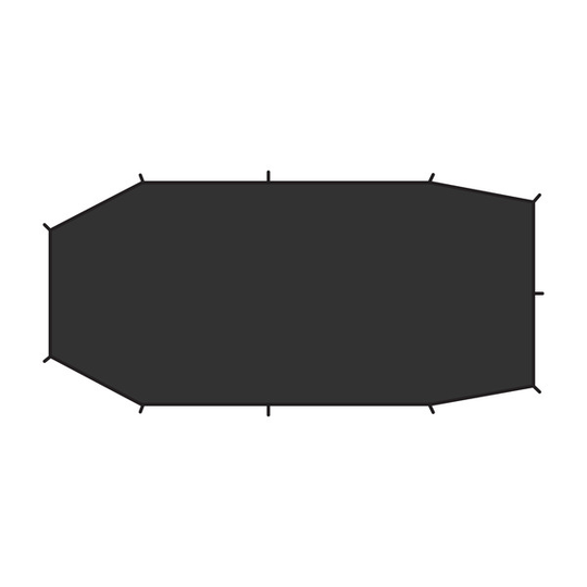 Fjällräven Endurance 3 Footprint - Black - OneSize - Partioaitta