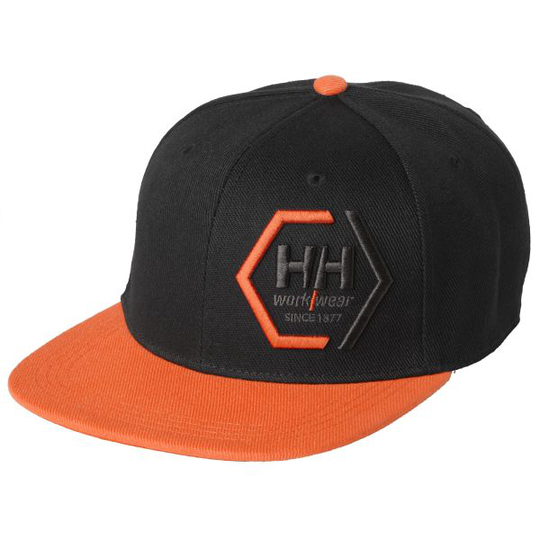 Helly Hansen Workwear Kensington 79806_992 Lippalakki musta/oranssi