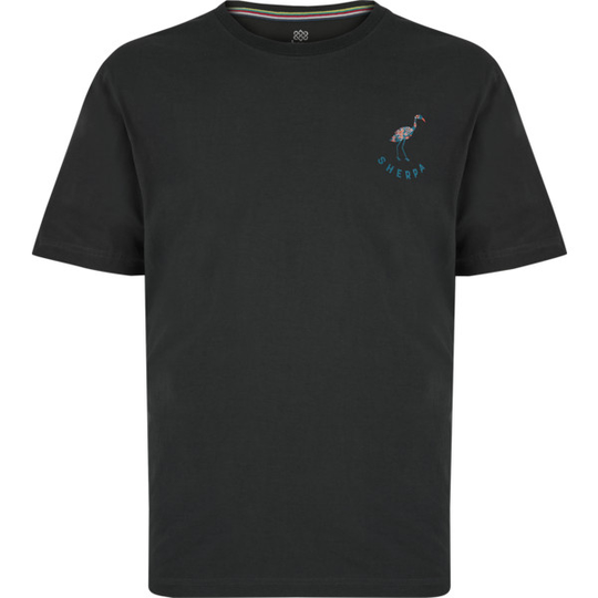 Sherpa Crane Tee - Black Crane - Miehet - M - Partioaitta
