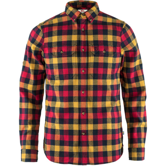 Fjällräven Skog Shirt M - True Red - Miehet - L - Partioaitta