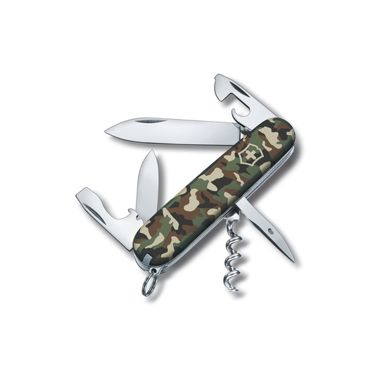 Victorinox Spartan Camouflage linkkuveitsi blisterissä