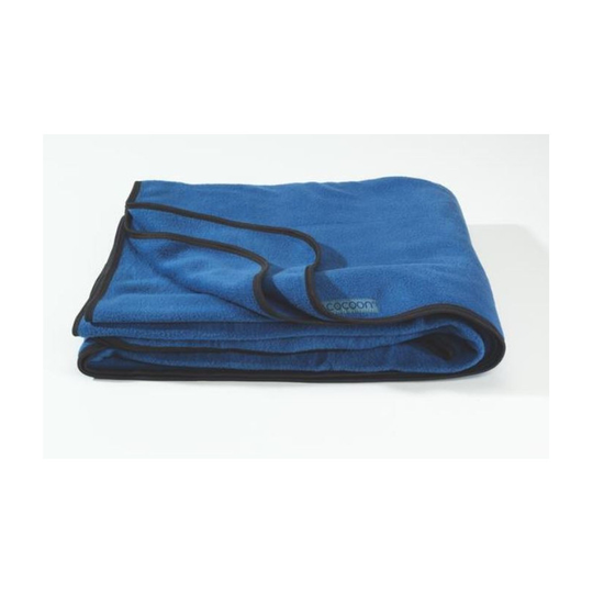 Cocoon Fleece Blanket matkahuopa, matkapeitto, sininen