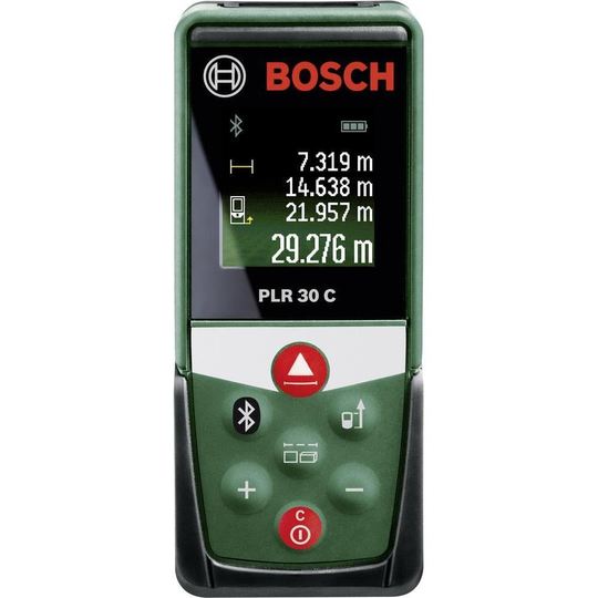 Laseretäisyysmittalaite, Bosch PLR30C mittaus 0.05 - 30 m