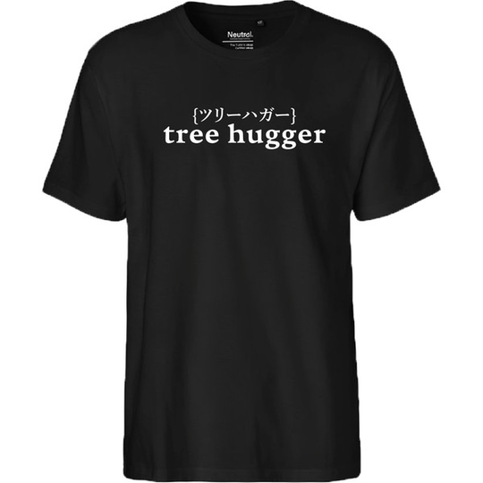 Metsä/Skogen Mens Classic T-shirt Tree Hugger - Black - Miehet - S - Partioaitta