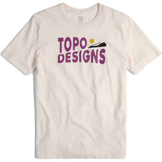 Topo Designs Sunrise Tee M - Natural - Miehet - S - Partioaitta