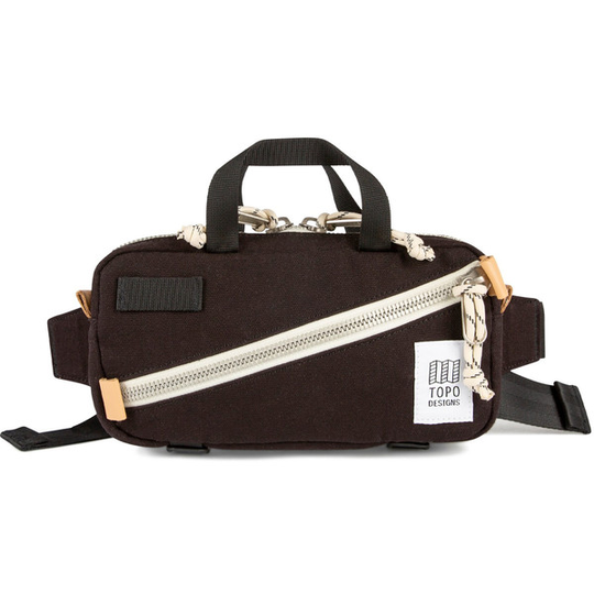Topo Designs Mini Quick Pack - Black Canvas - Unisex - OneSize - Partioaitta