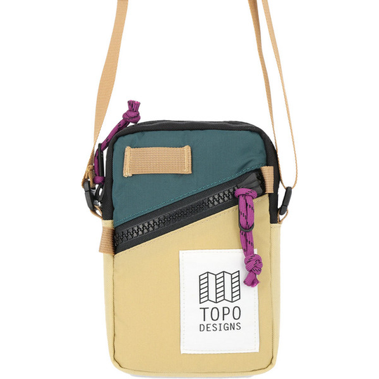 Topo Designs Mini Shoulder Bag - Hemp/botanic Green - Unisex - OneSize - Partioaitta