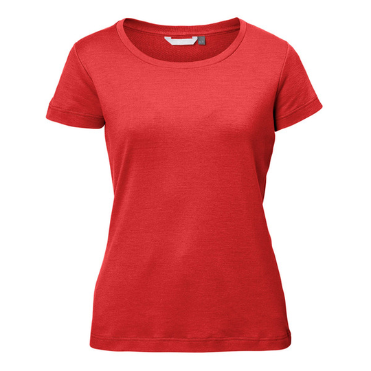 Tierra Lano Solid Tee W - Red Poppy - Naiset - L - Partioaitta