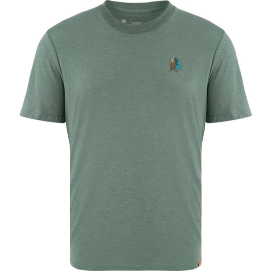 Tentree M Sasquatch T-shirt - Dark Sage Heather/rubber - Miehet - XL - Partioaitta