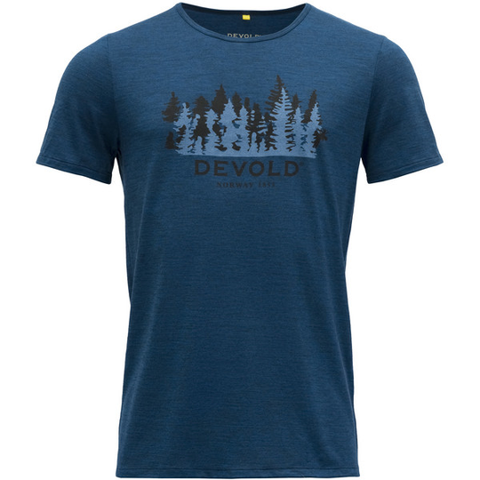 Devold Ørnakken Merino 130 Tee Man - Skydiver Dark - Miehet - L - Partioaitta