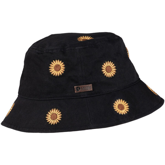 Salon Lakkitehdas Bucket Hat Auringonkukka Ao - Musta - Unisex - 56 - Partioaitta