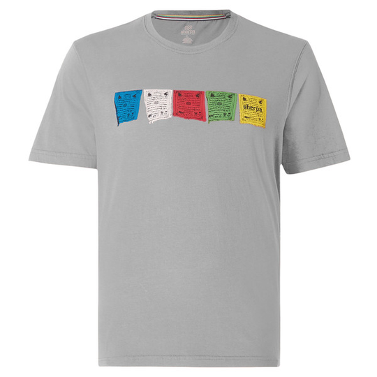 Sherpa Tarcho Tee - Heather Grey - Miehet - S - Partioaitta