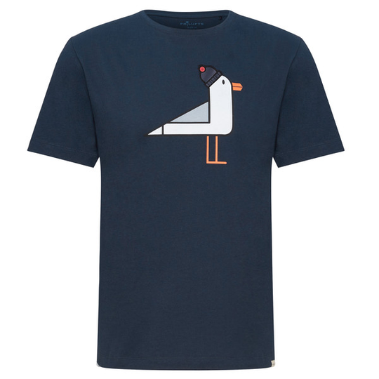FRILUFTS Reykholt Printed T-shirt - Dark Sapphire - Miehet - S - Partioaitta