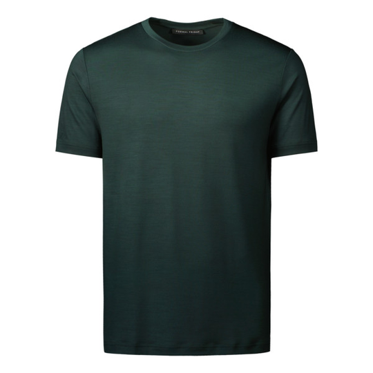 Formal Friday Ultrafine Merino T-shirt - Green - Unisex - S - Partioaitta