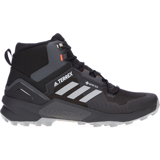 Adidas Terrex Swift R3 Mid Gtx - Cblack/grethr/solred - Miehet - UK 9,5 - Partioaitta