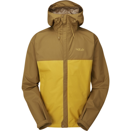 Rab Downpour Eco Jacket - Footprint/sahara - Miehet - L - Partioaitta