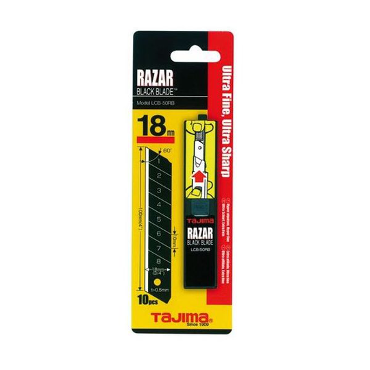 Tajima Razor Black Veitsiterä 10 kpl:n pakkaus