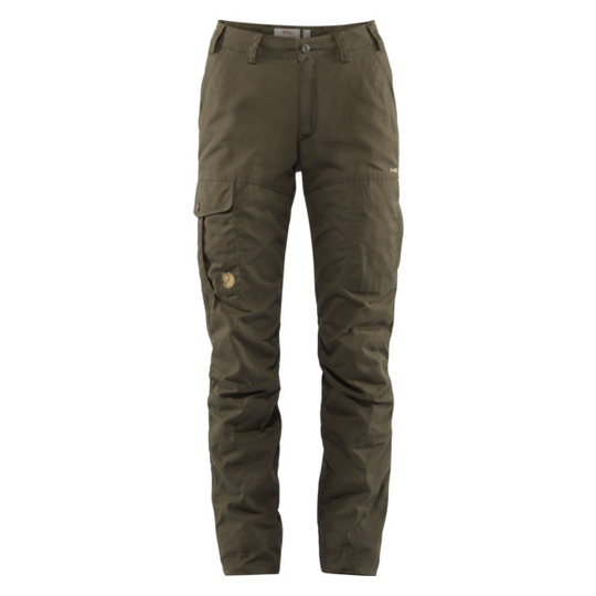 Fjällräven Karla Pro Winter Trousers W - Dark Olive - Naiset - 34 - Partioaitta