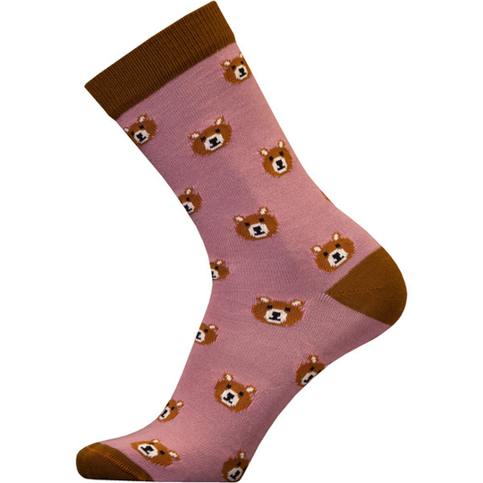 Sukkamestarit Merinovillasukat - Karhu Pink - Unisex - 35-38 - Partioaitta