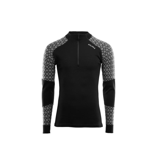 Aclima GLITRE Mock neck zip Alm
