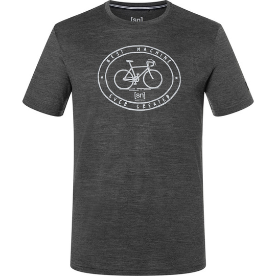 Supernatural M La Maquina Tee - Pirate Grey Melange/vapor Grey - Miehet - M - Partioaitta