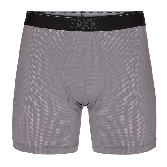 SAXX Quest Qdm Bb Fly 2pk - Black/dk Charcoal Ii - Miehet - S - Partioaitta