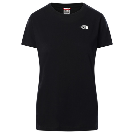 The North Face W S/s Simple Dome Tee - Tnf Black - Naiset - XS - Partioaitta