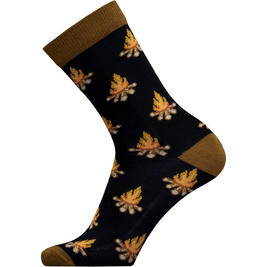 Sukkamestarit Merinovillasukat - Leirinuotio Musta - Unisex - 35-38 - Partioaitta