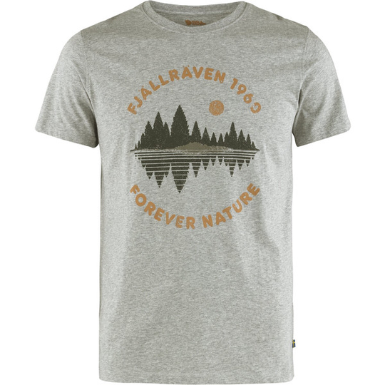 Fjällräven Forest Mirror T-shirt M - Grey - Miehet - M - Partioaitta