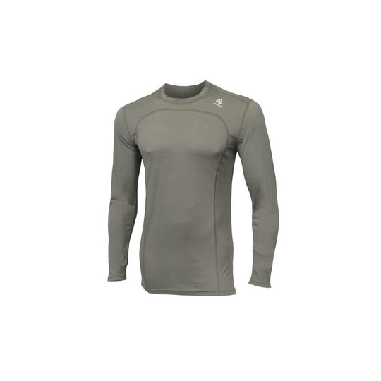 Aclima LW Crew Neck miesten ohut merinovilla-aluspaita vihreä