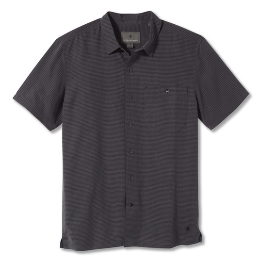 Royal Robbins Mojave Pucker Dry Short Sleeve - Asphalt - Miehet - M - Partioaitta